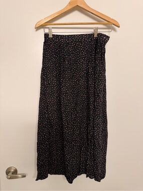 Vintage Floral Midi Skirt